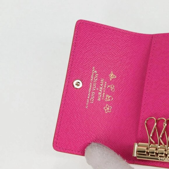 LOUIS VUITTON Multicolor LV x TM Multicles6 Key Case White M14092 Auth 128097SM - Picture 13 of 16